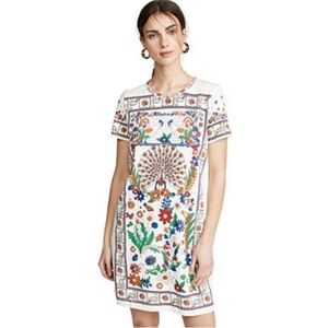 NWOT Tory Burch Kerry Printed T-Shirt Dress Size M